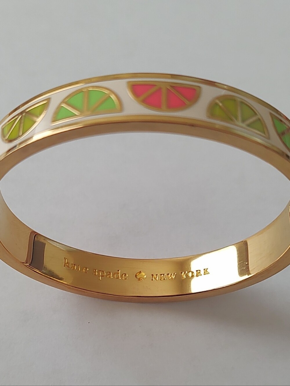 Kate Spade Idiom "Sweet Deal" Hinge Bracelet - Picture 3 of 5